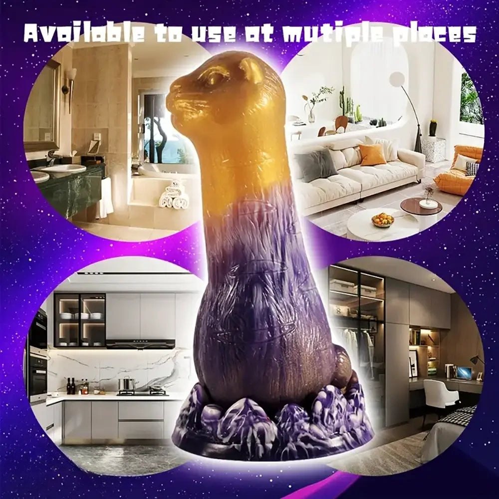 Sculpted creature silicone suction cup dildo, photo 1