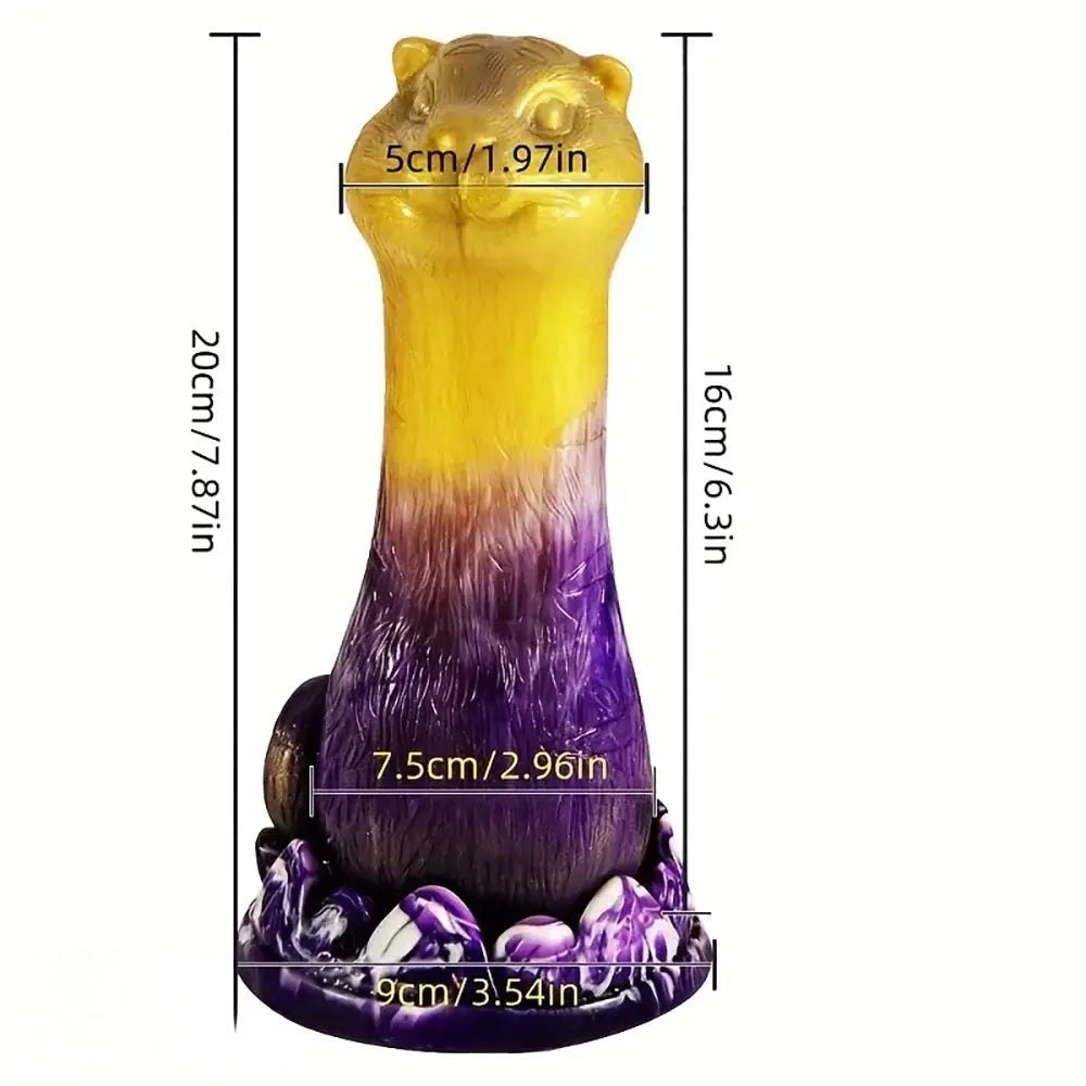 Sculpted creature silicone suction cup dildo, photo 3