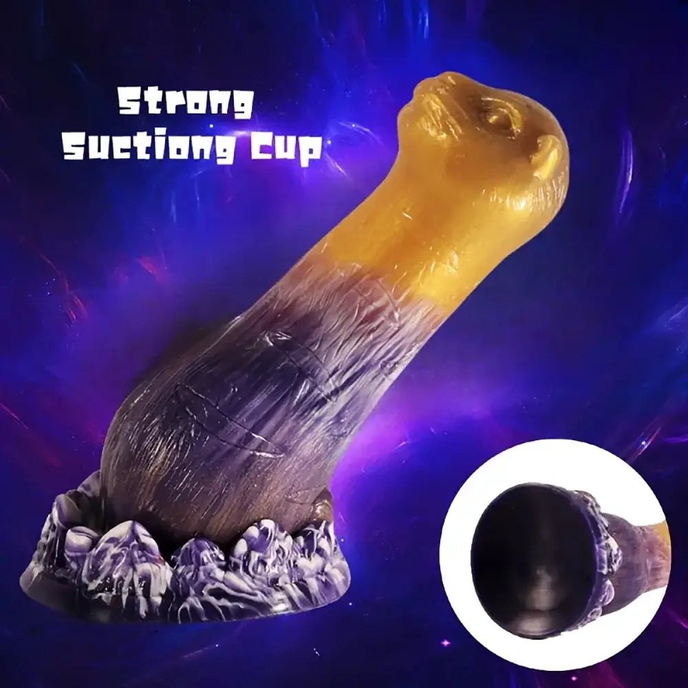 Sculpted creature silicone suction cup dildo, photo 5