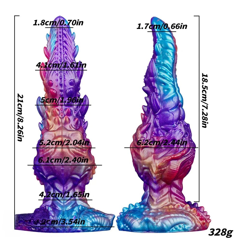 Fantasy creature silicone dildo, photo 14