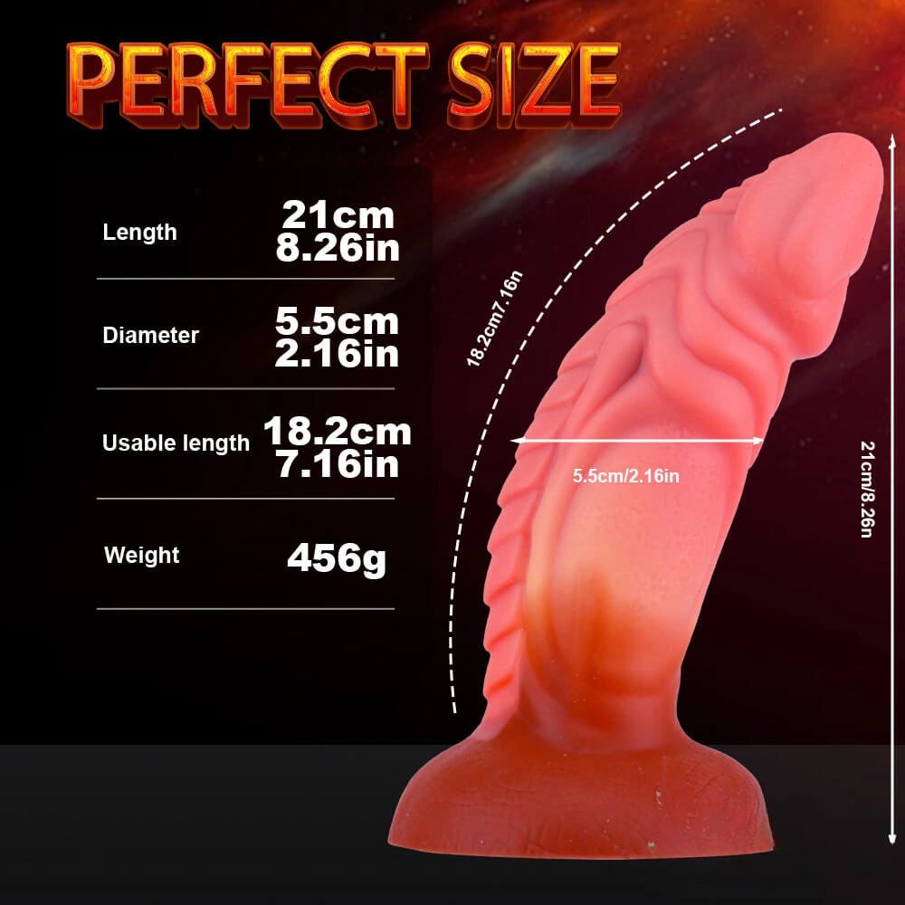 #2 fantasy dildo, multiple color options
