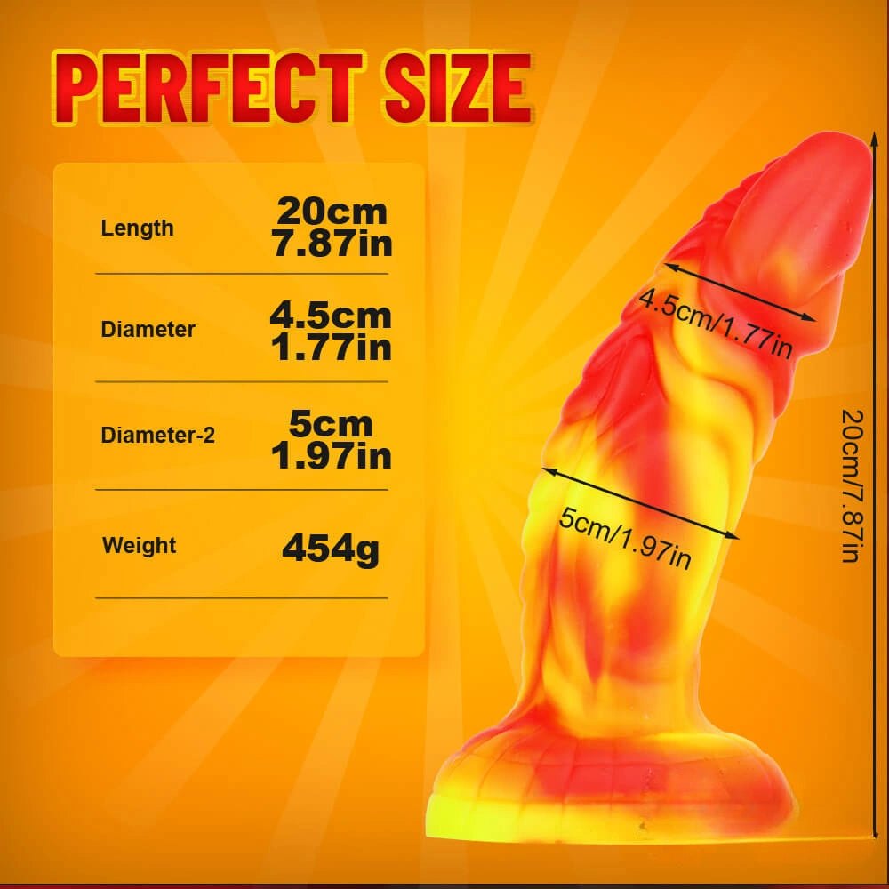 #4 fantasy dildo, multiple color options