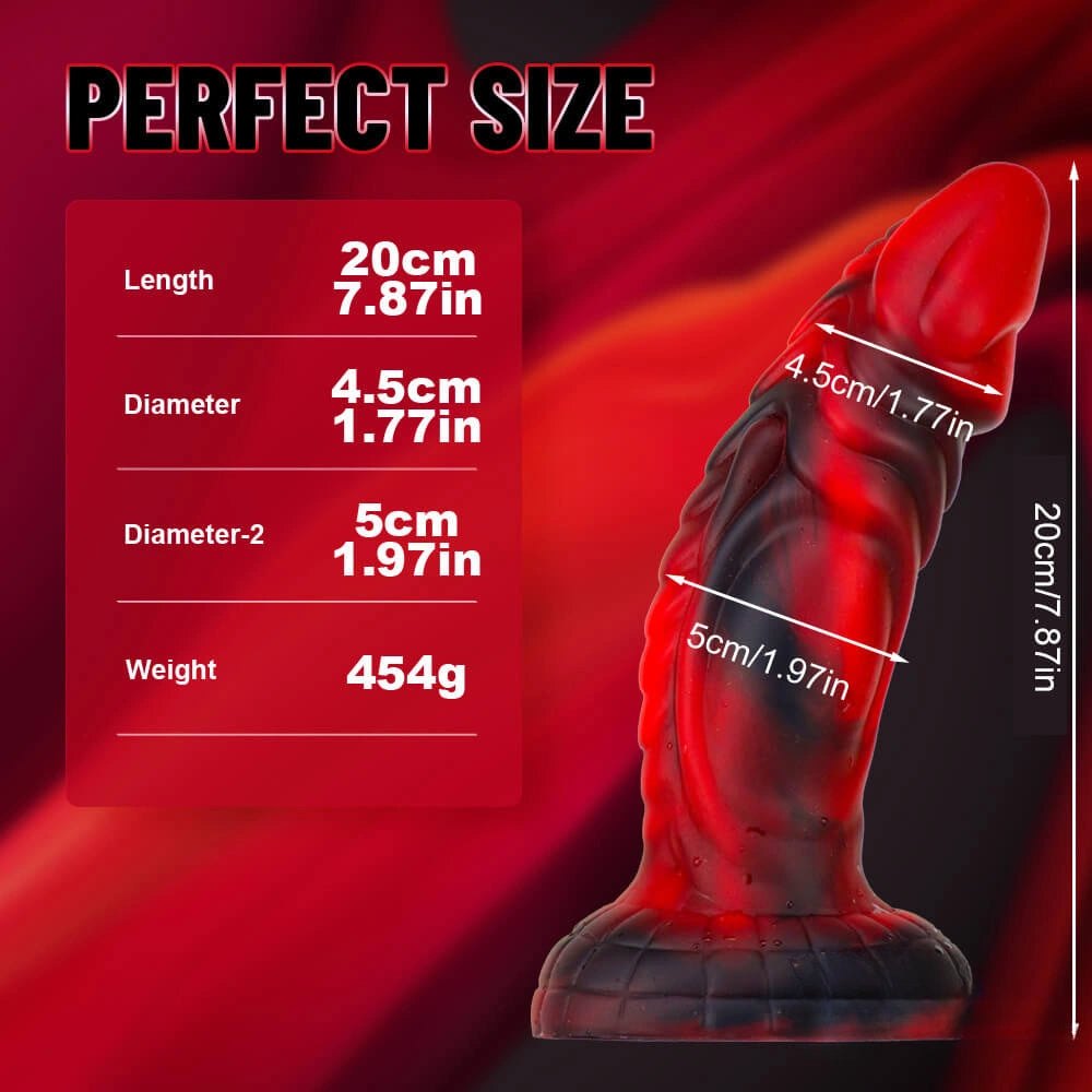 #5 fantasy dildo, multiple color options