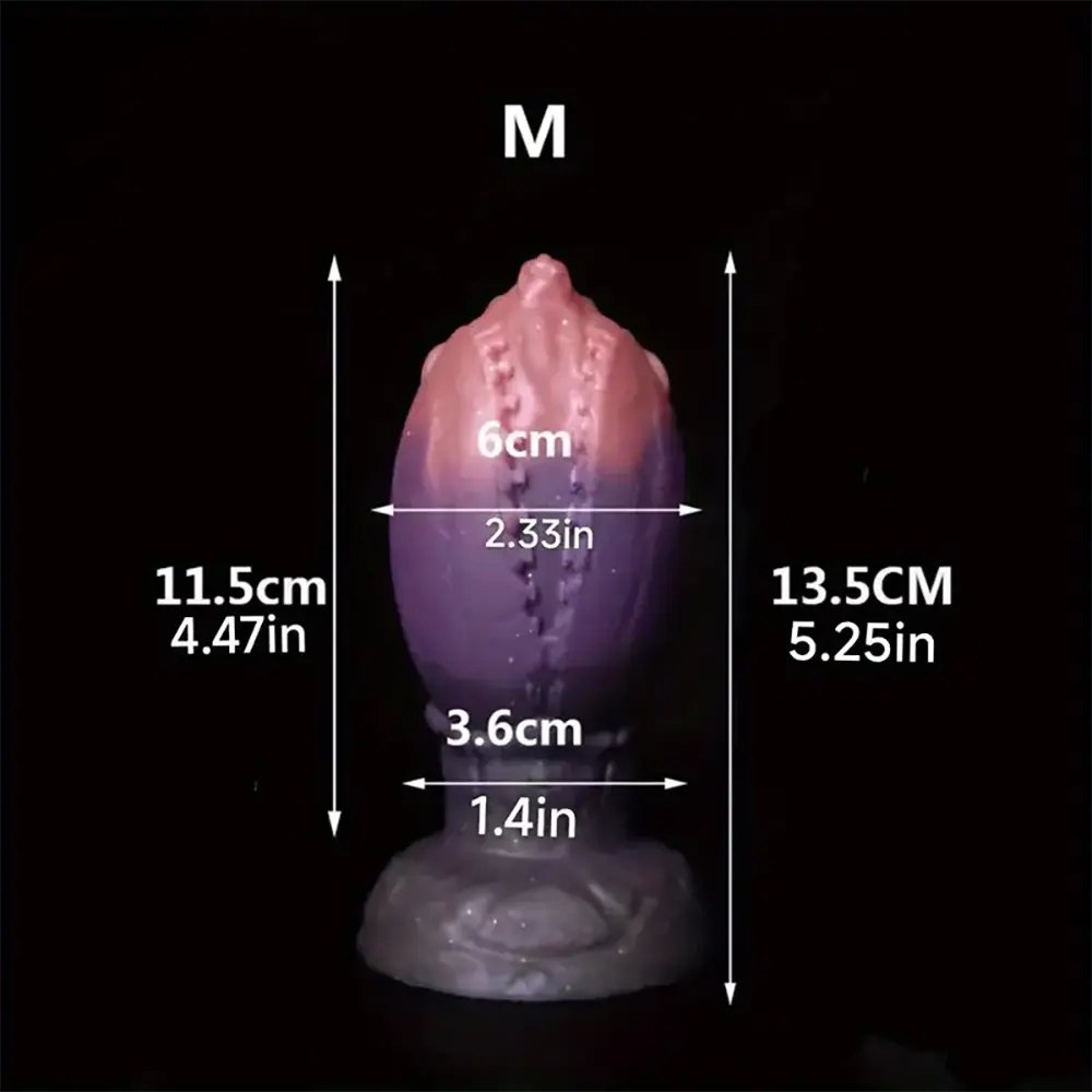 Ridged fantasy dinosaur egg dildo, photo 6