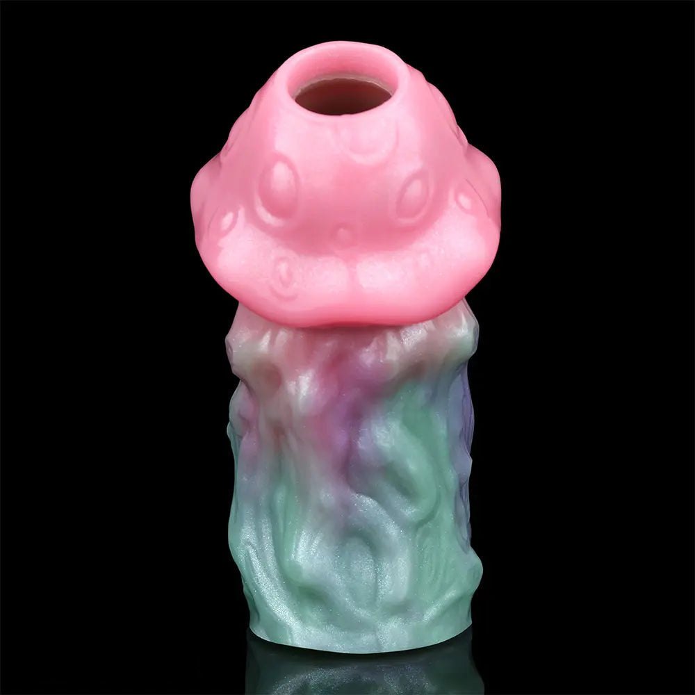 Pastel pink and purple fantasy face hollow sleeve, photo 11