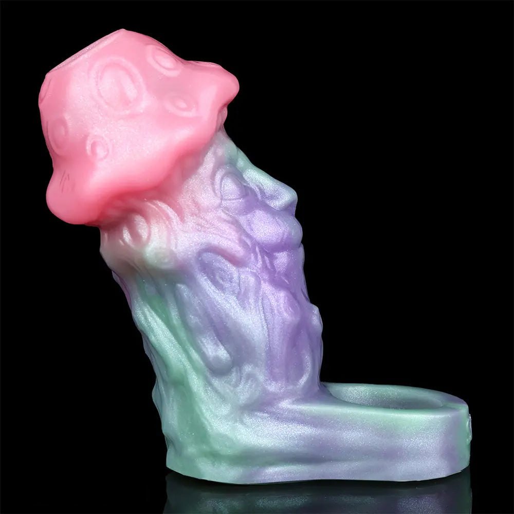 Pastel pink and purple fantasy face hollow sleeve, photo 13