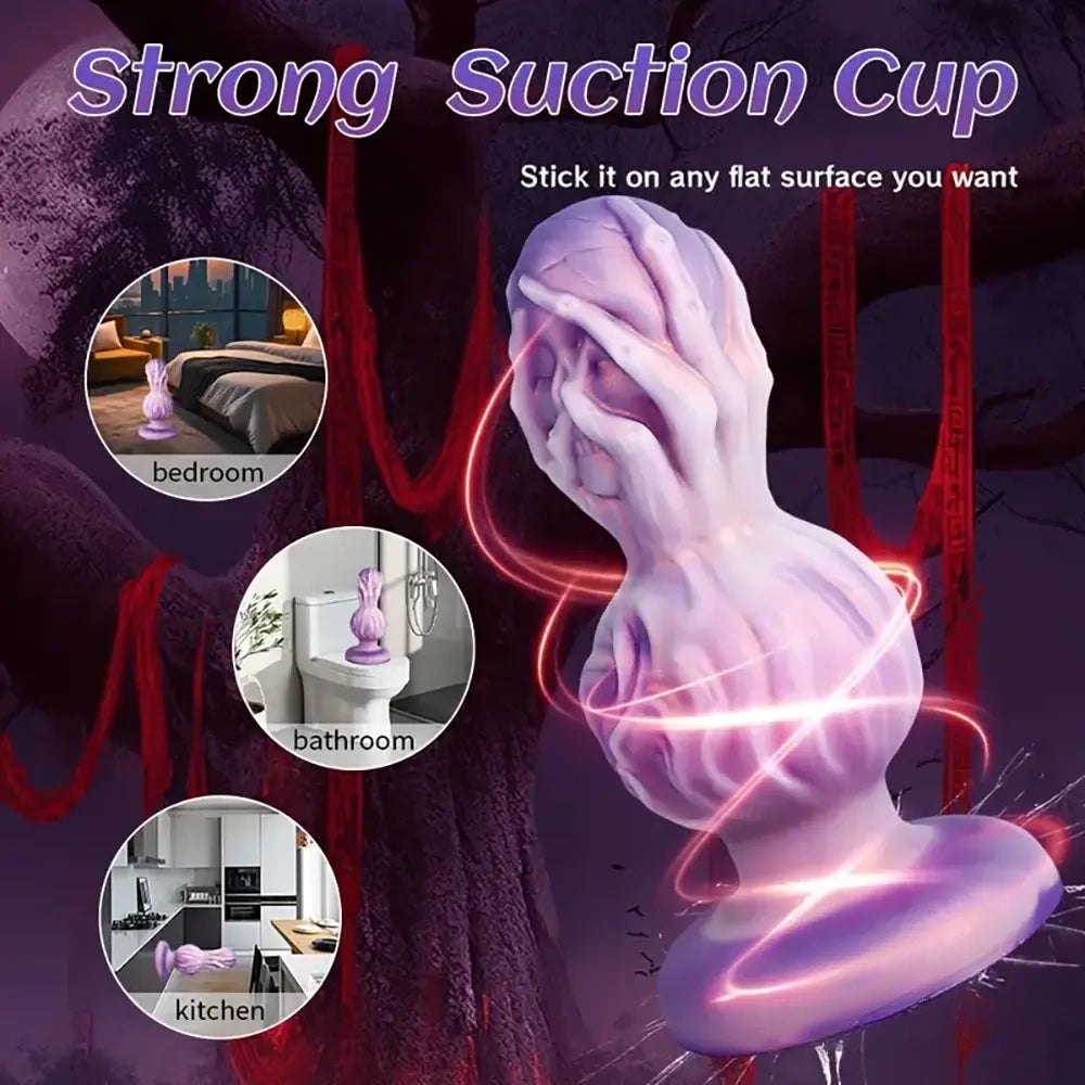 Colorful fantasy face silicone anal plug, photo 5