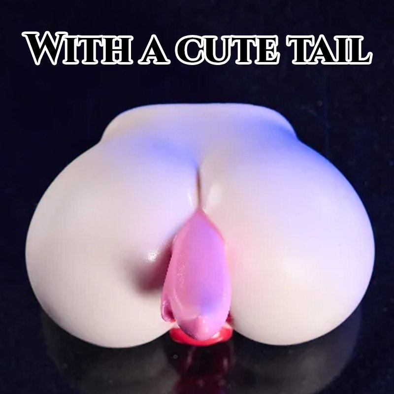 Fantasy fairy torso masturbator with pink tail, photo 5
