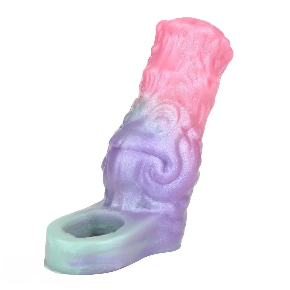 Textured fantasy hollow silicone sleeve, photo 1