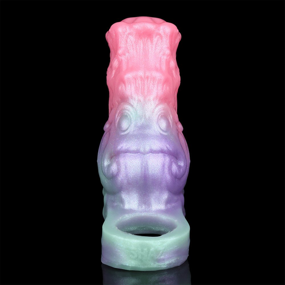Textured fantasy hollow silicone sleeve, photo 2
