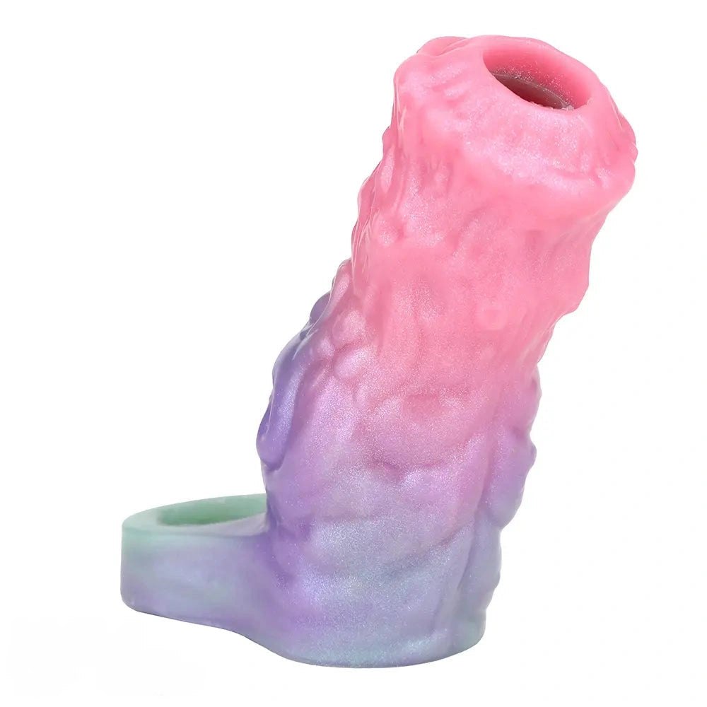 Textured fantasy hollow silicone sleeve, photo 4