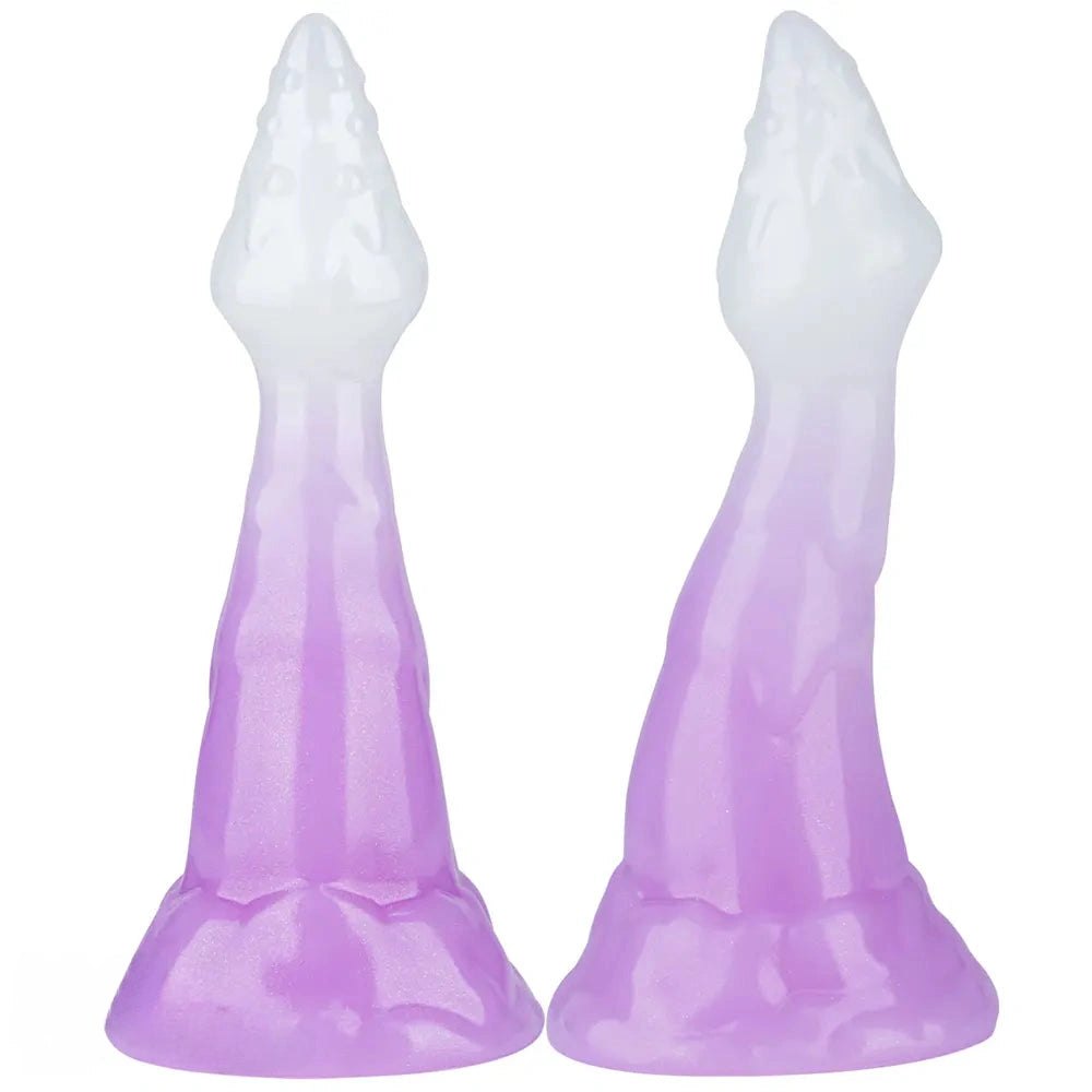 Purple and white fantasy dragon dildo, photo 2