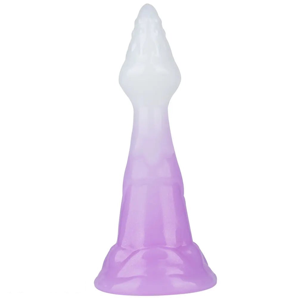 Purple and white fantasy dragon dildo, photo 4