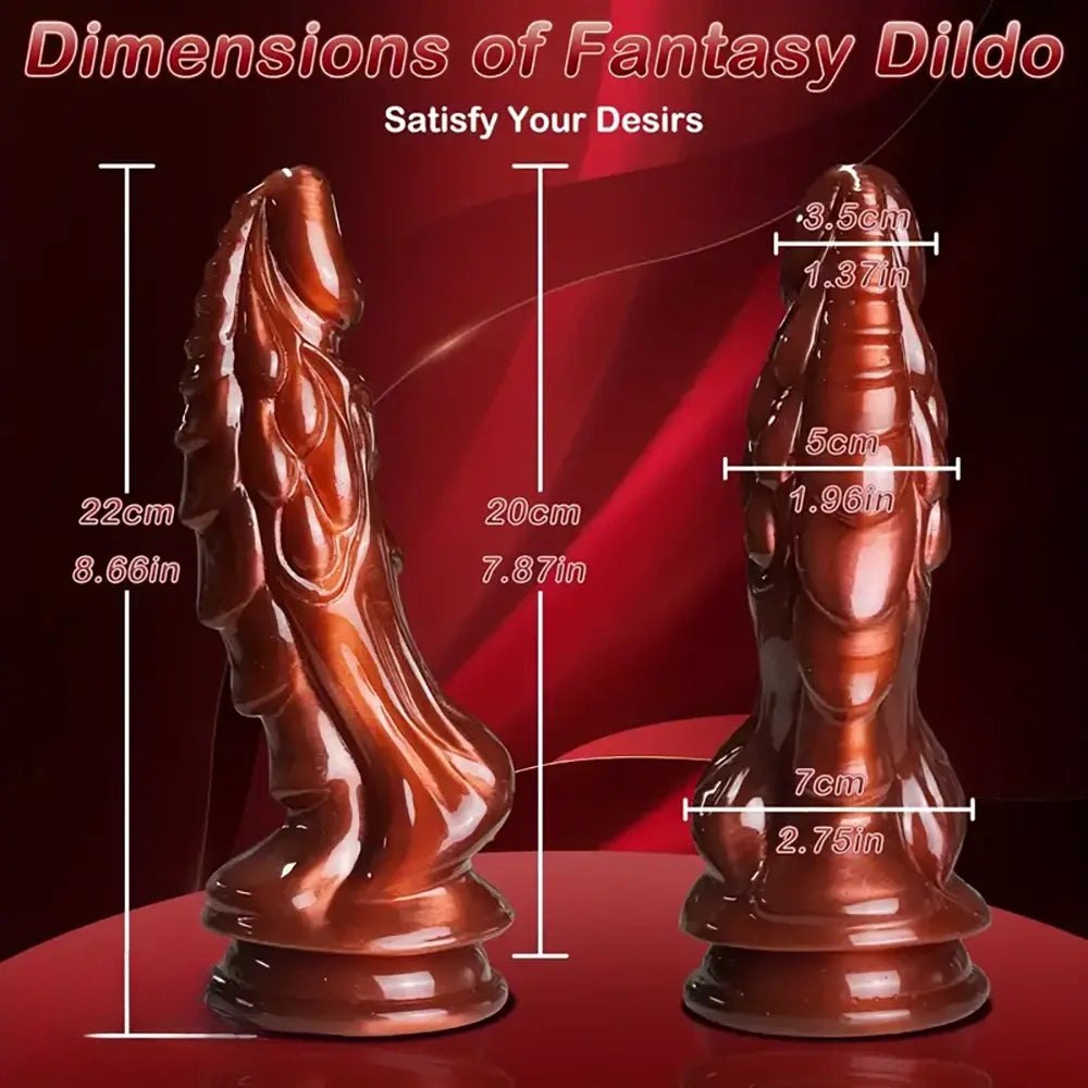 Red fantasy monster dildo, photo 2