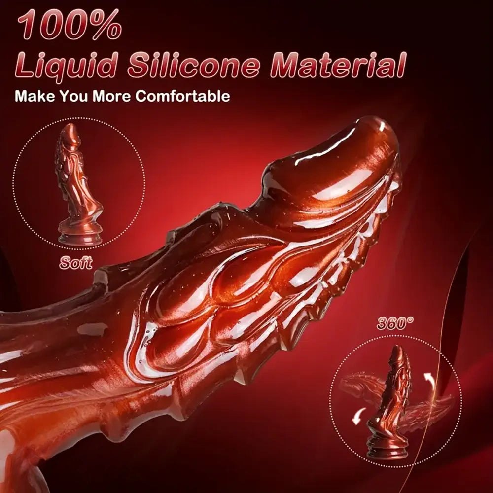 Red fantasy monster dildo, photo 5