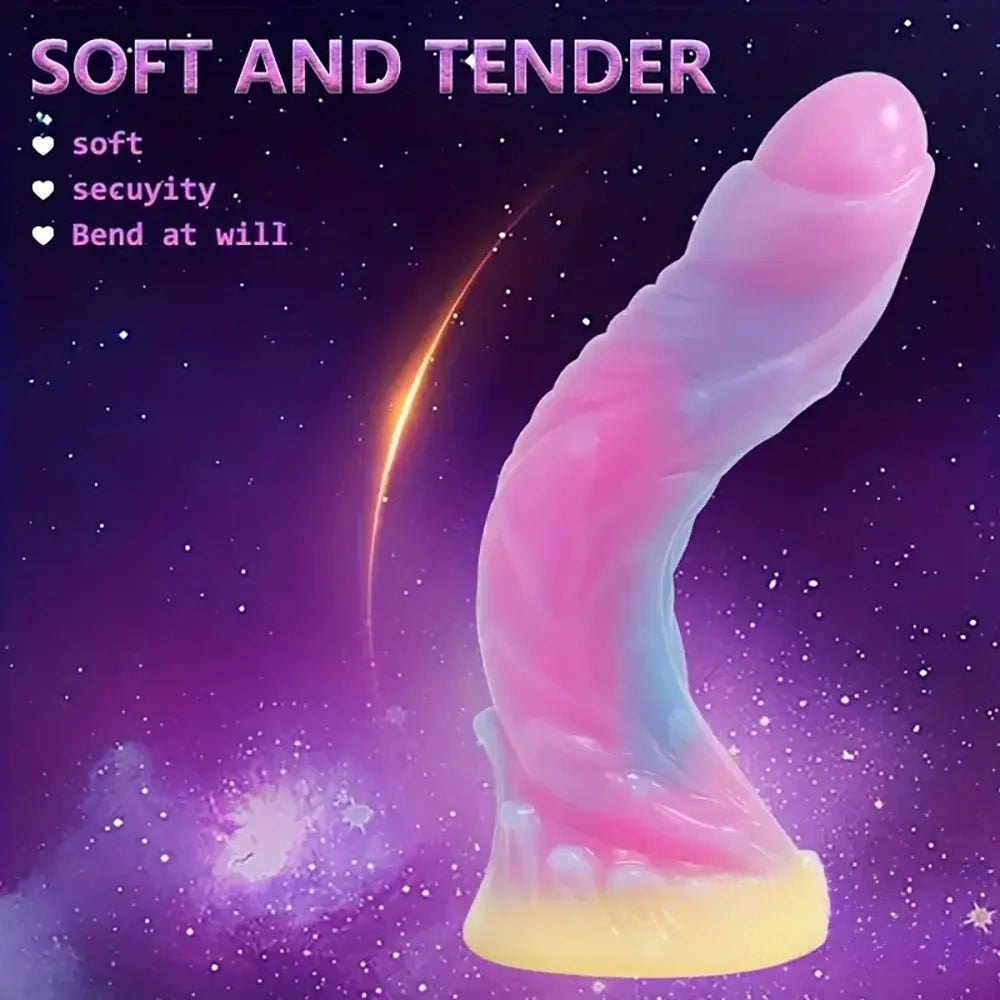 Colorful silicone fantasy monster dildo, photo 2
