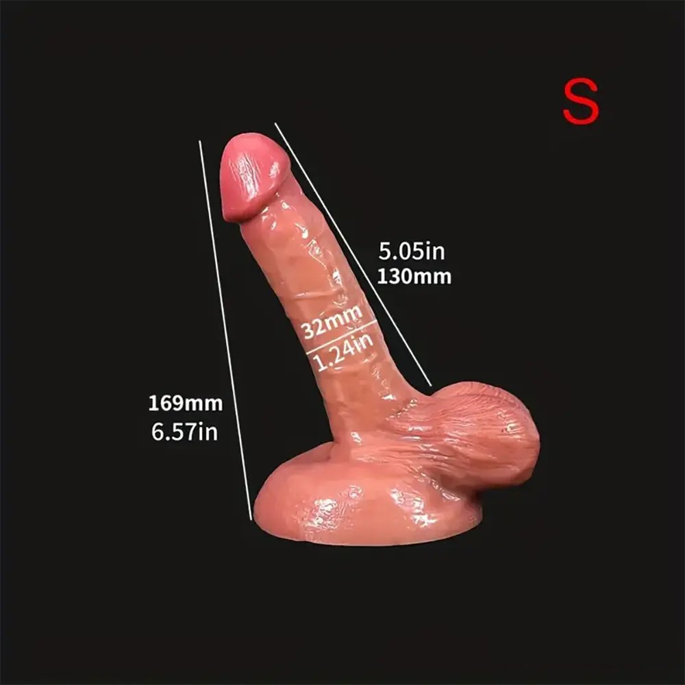 Pastel ombre fantasy silicone dildo, photo 6