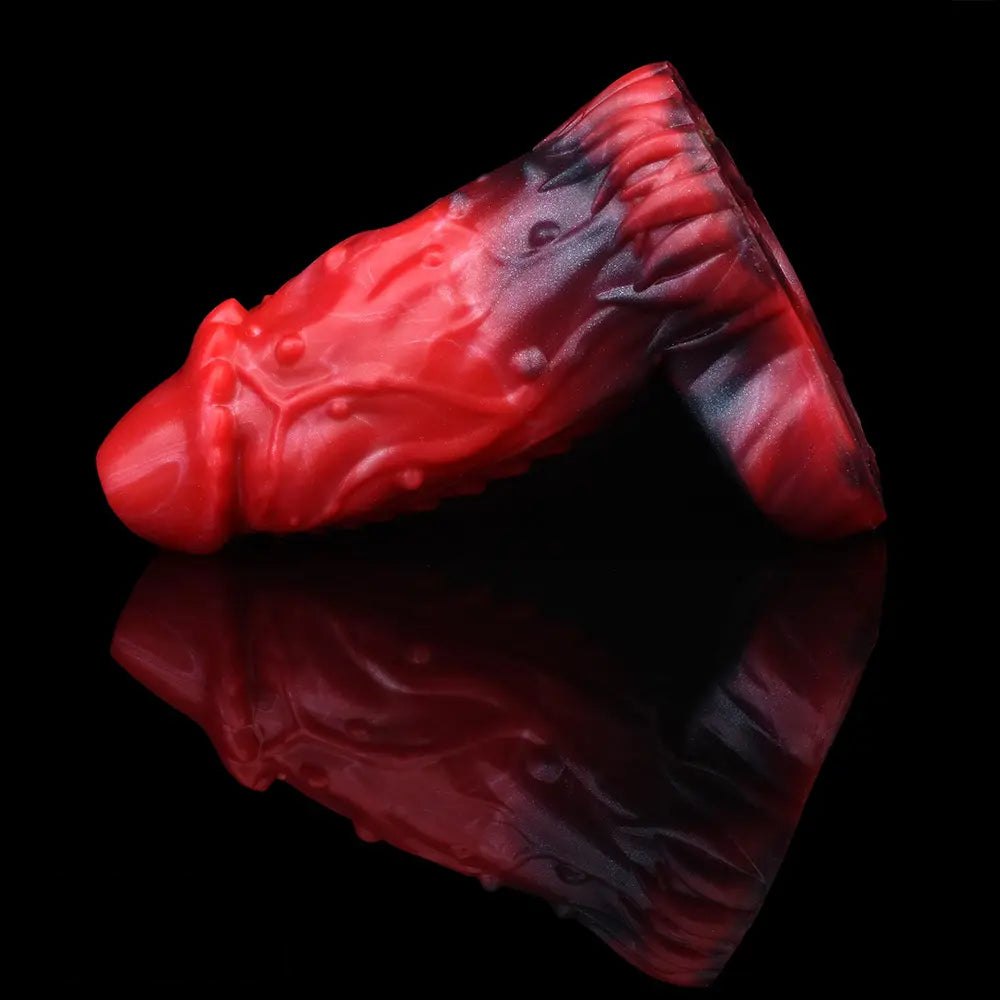 Red and black fantasy hollow silicone sleeve, photo 10