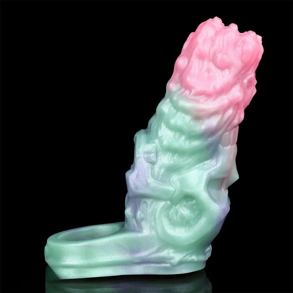 Multicolor silicone penis sleeve, photo 11