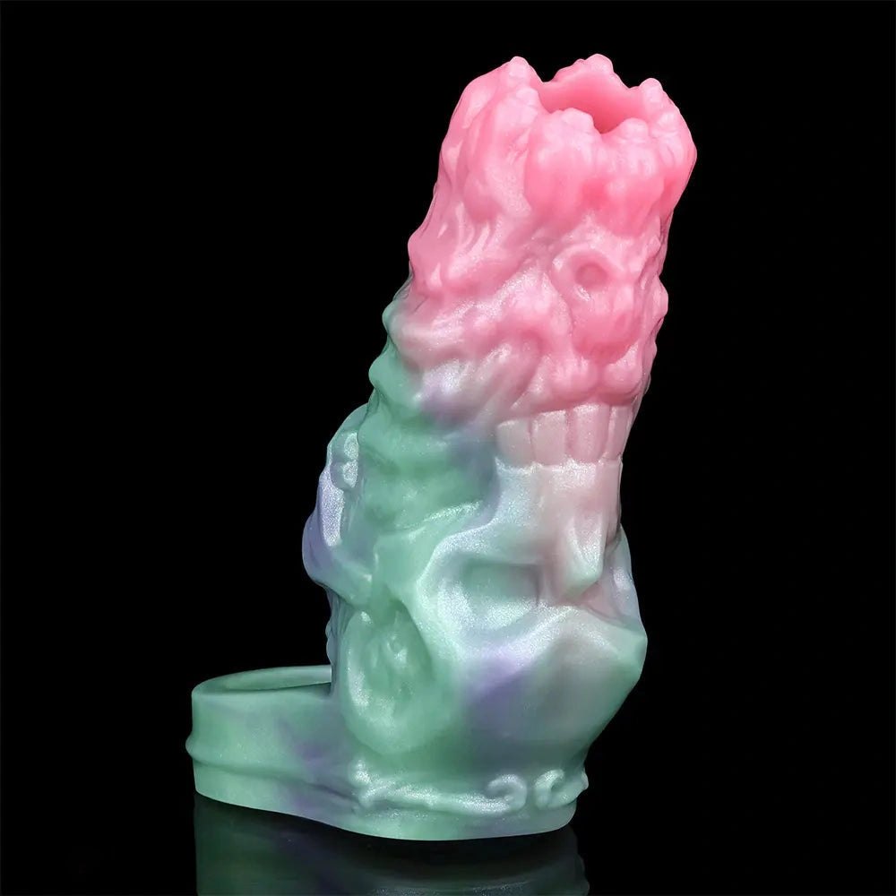 Multicolor silicone penis sleeve, photo 15