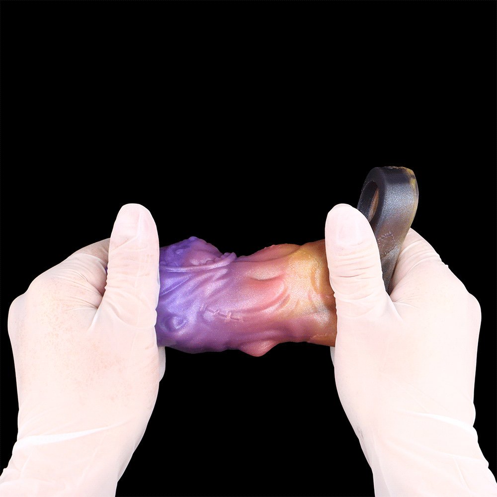 Mixed tone fantasy silicone sleeve, photo 5