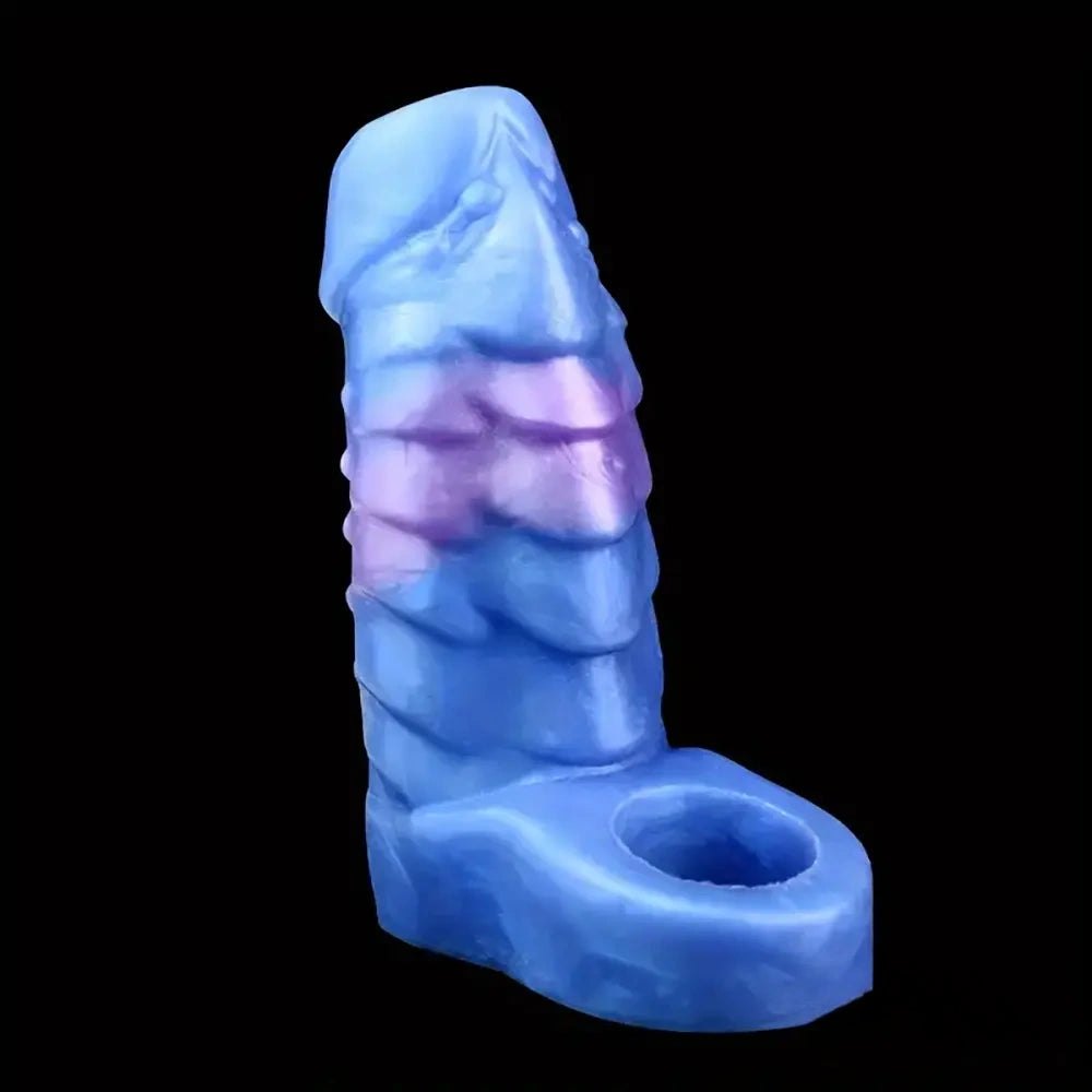 Colorful marbled fantasy silicone sleeve, photo 4