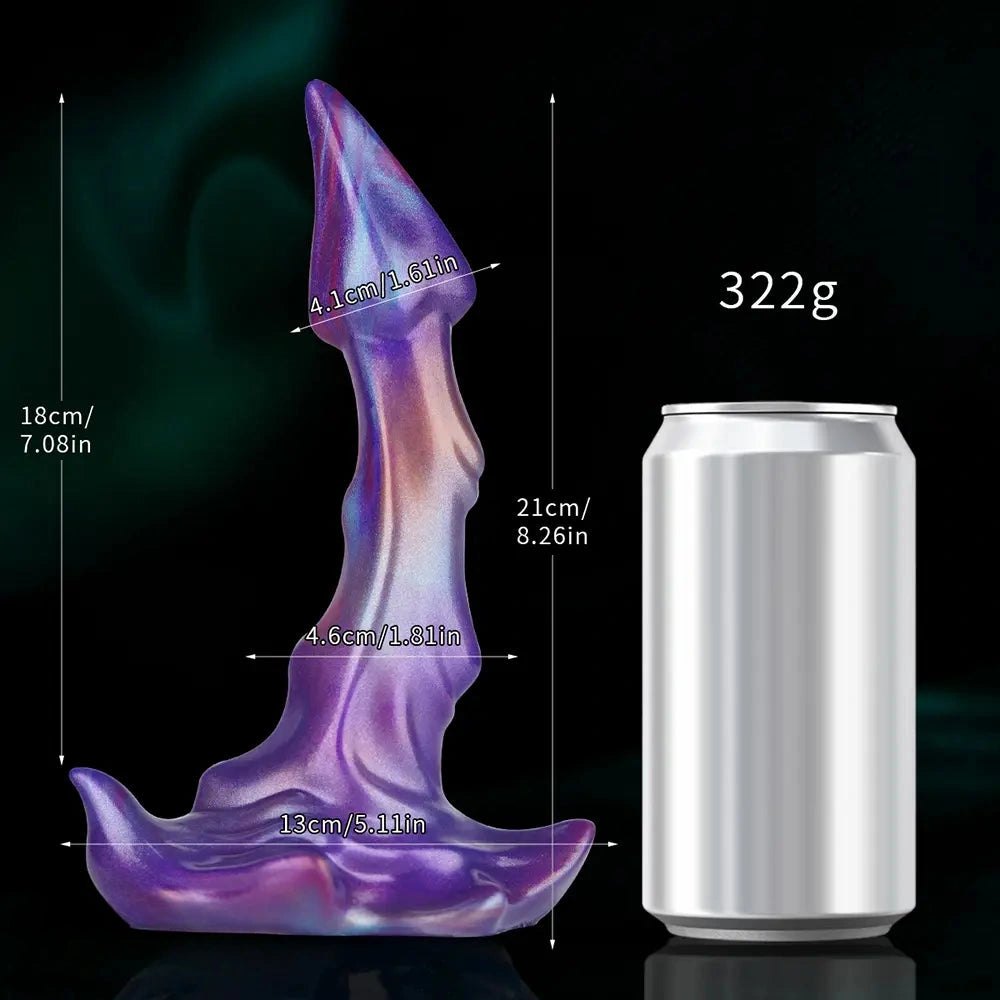 Purple fantasy suction cup dildo, photo 14