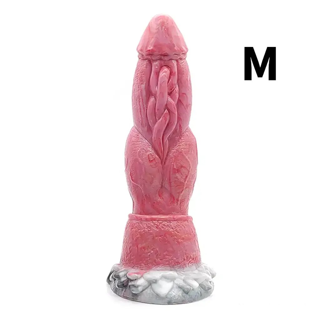Colorful fantasy tentacle knot dildo, photo 13