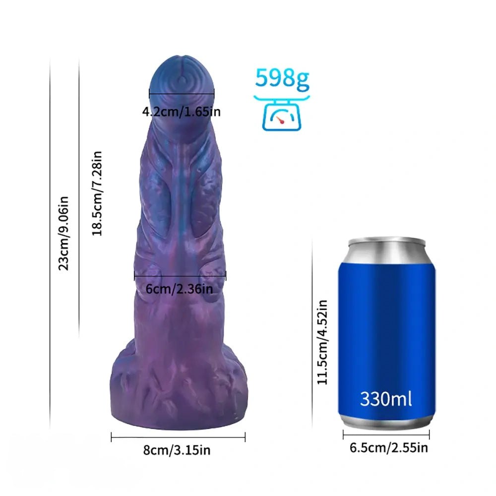 Textured fantasy tentacle butt plug, photo 4