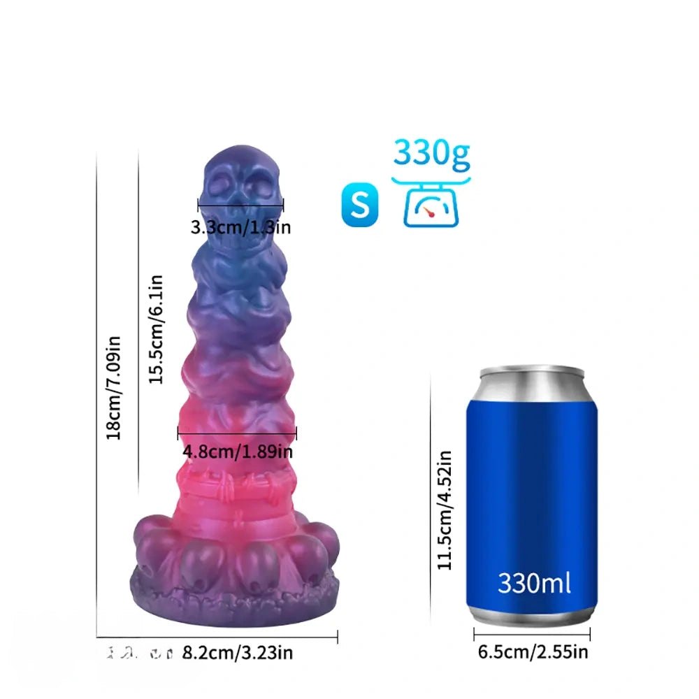 Textured fantasy tentacle butt plug, photo 7