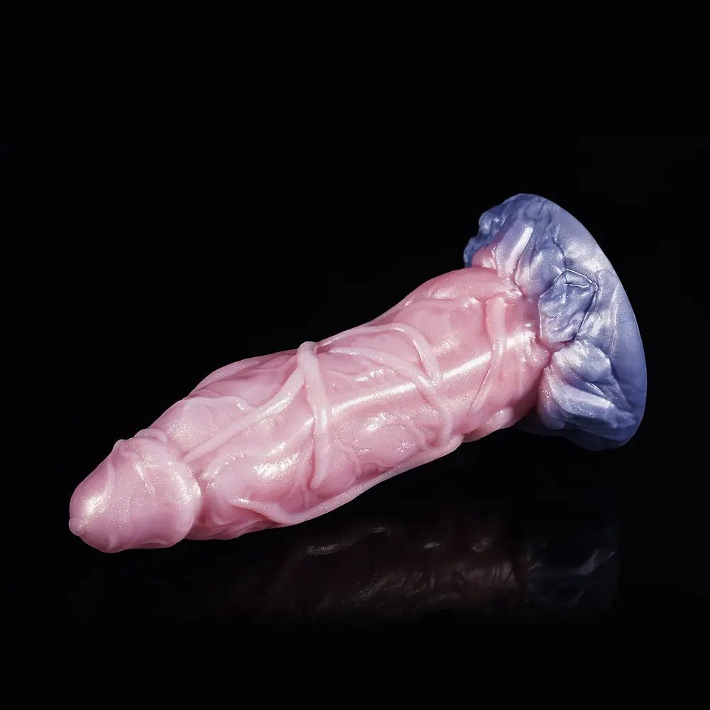 Pink marbled fantasy tentacle dildo, photo 11