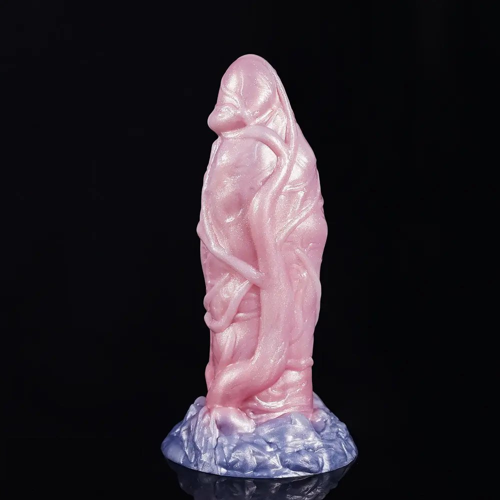 Pink marbled fantasy tentacle dildo, photo 13