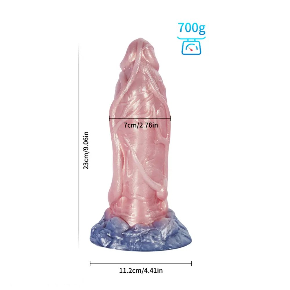 Pink marbled fantasy tentacle dildo, photo 6