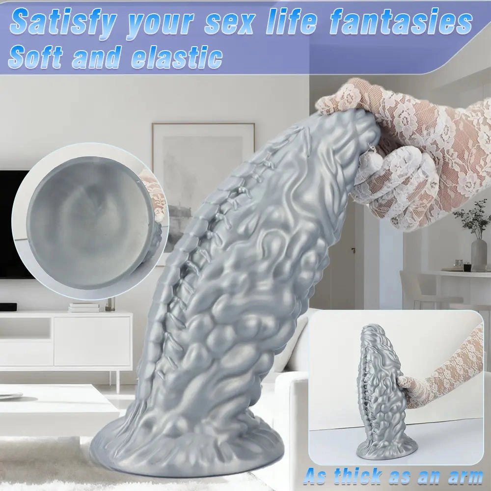 Carved fantasy silicone butt plug, photo 10