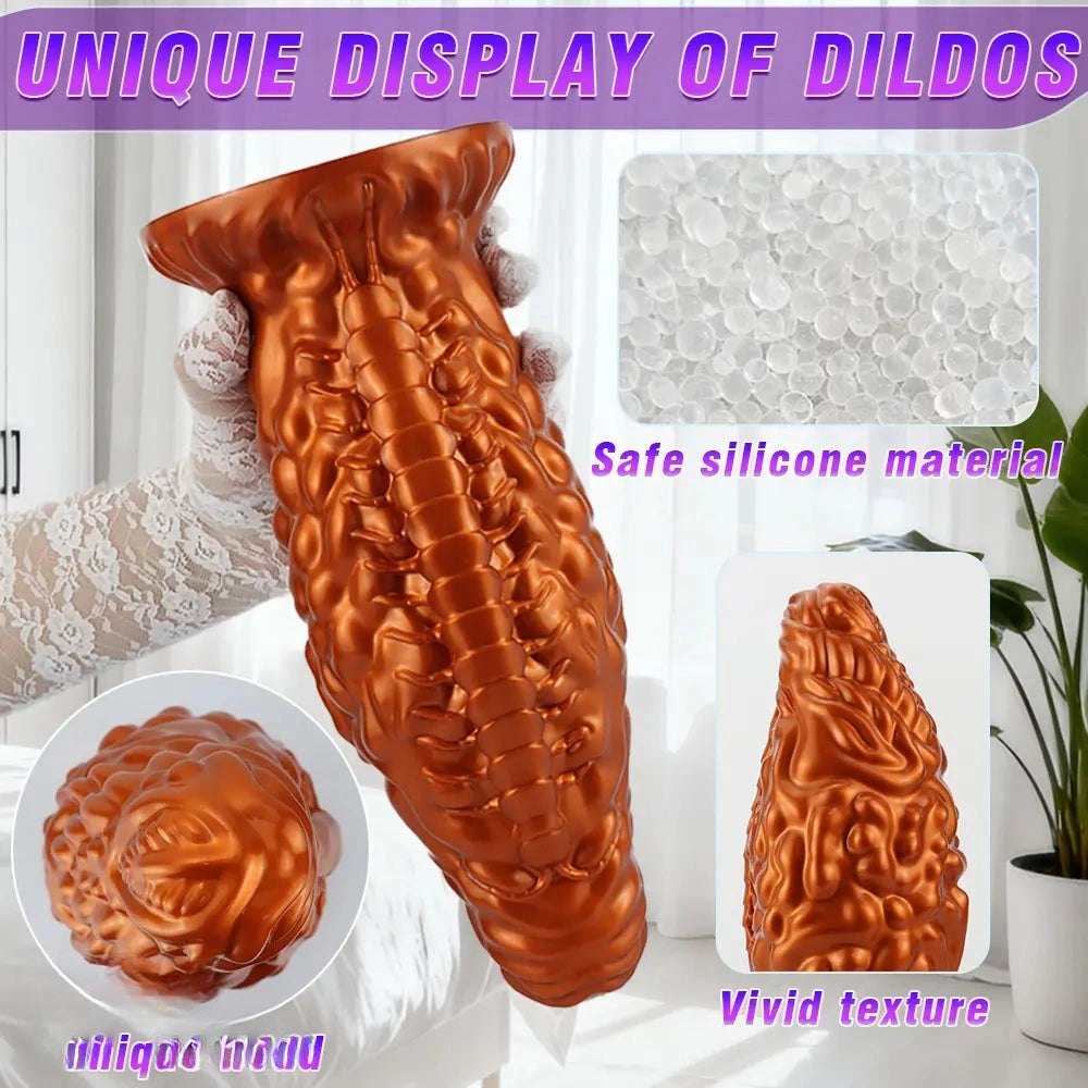 Carved fantasy silicone butt plug, photo 4