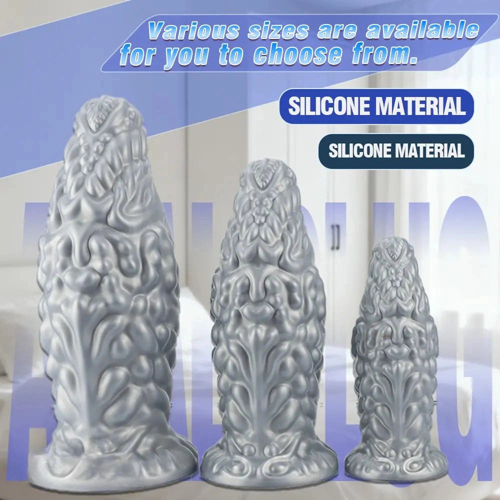 Carved fantasy silicone butt plug, photo 7