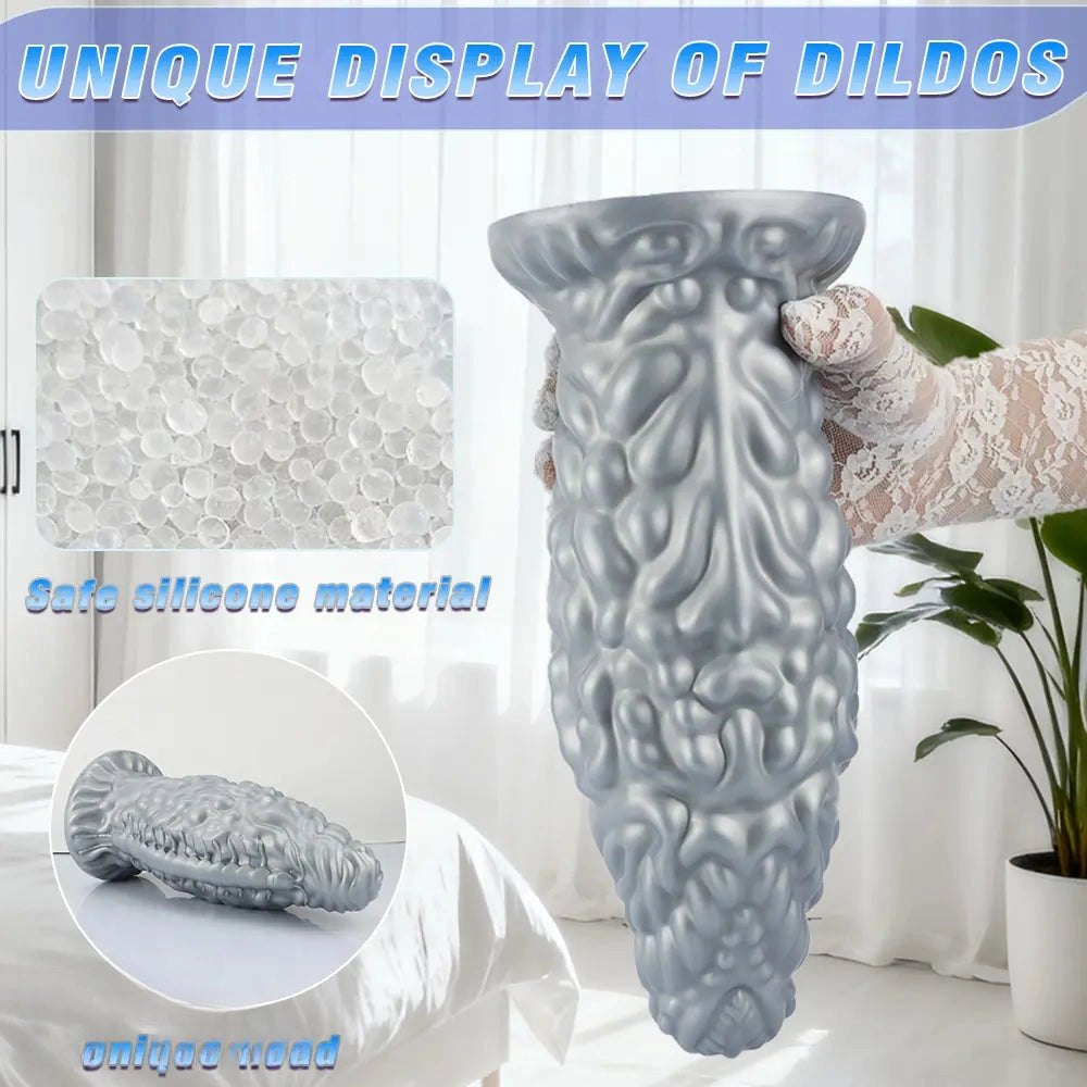 Carved fantasy silicone butt plug, photo 8