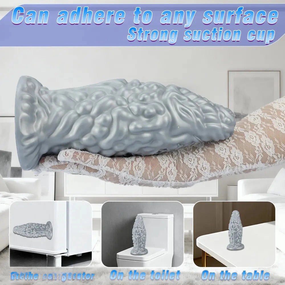 Carved fantasy silicone butt plug, photo 9
