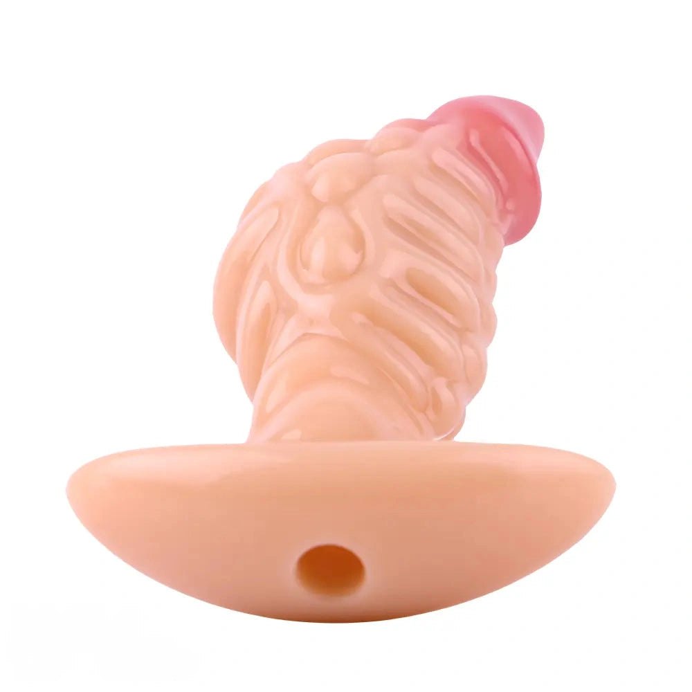 Faux fur fox tail silicone butt plug, photo 4