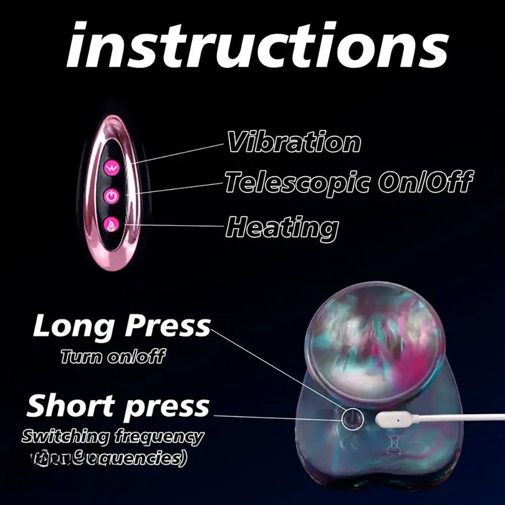 Feathered phoenix silicone vibrating dildo, photo 8