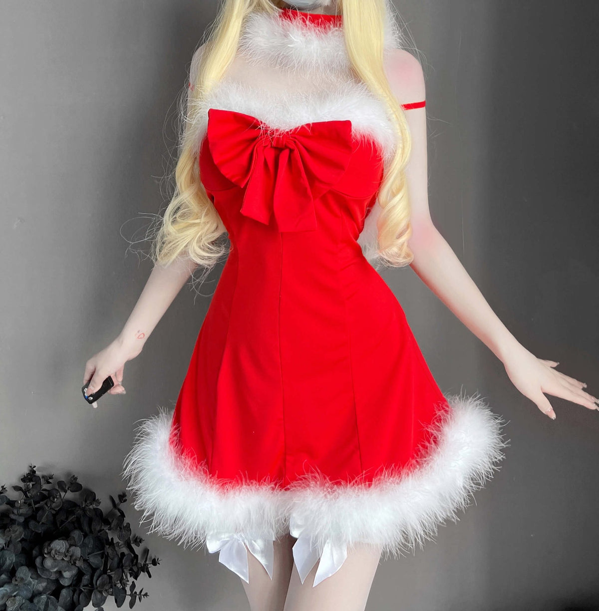 Festive holiday babydoll stockings, photo 3