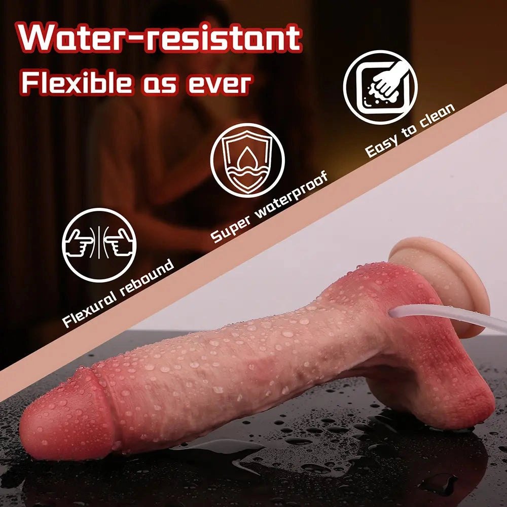 Flesh tone fillable realistic dildo, photo 11