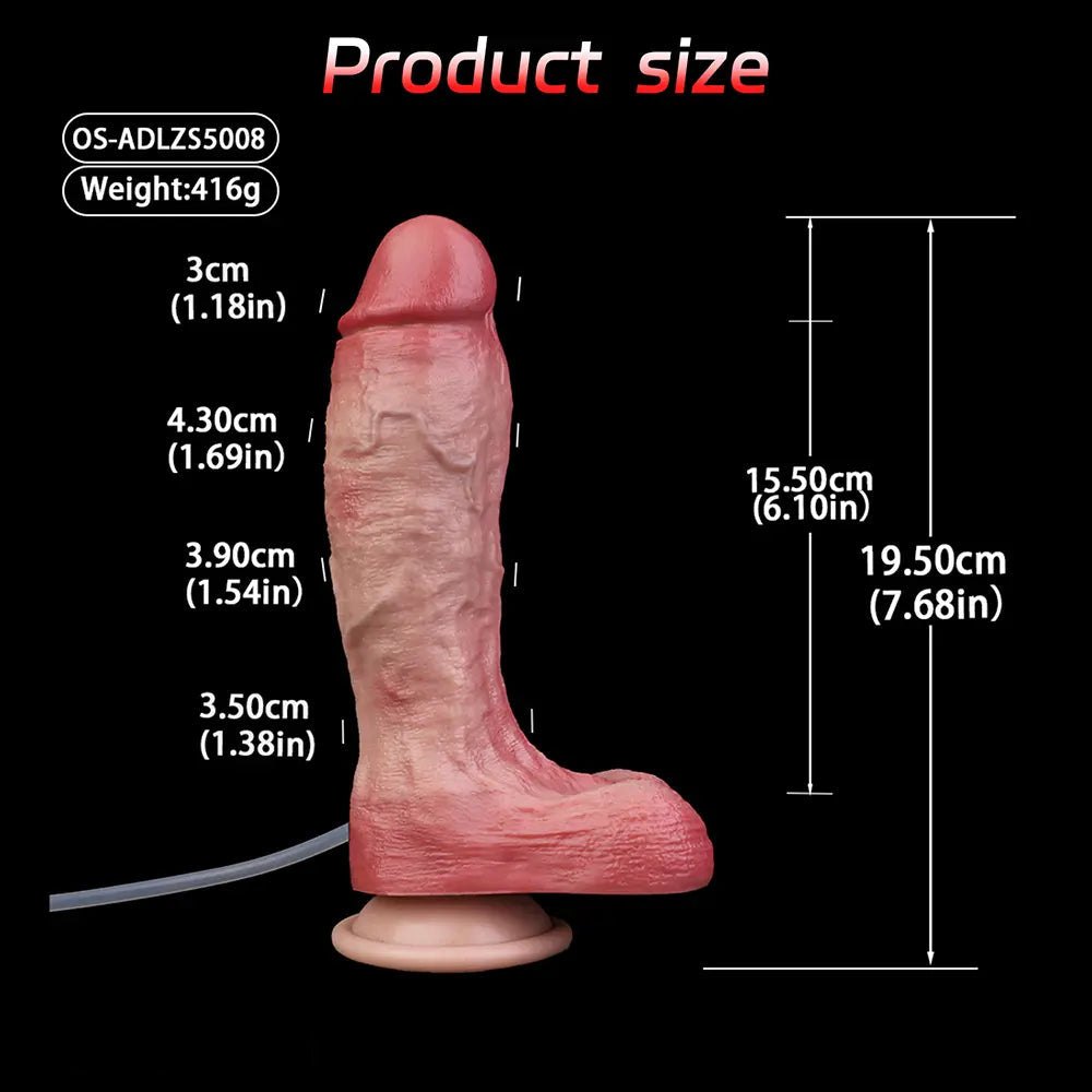 Flesh tone fillable realistic dildo, photo 12