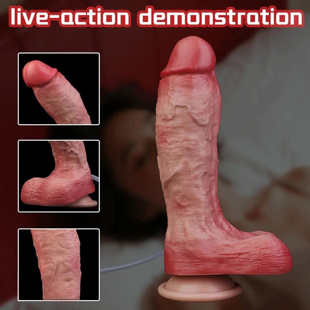 Flesh tone fillable realistic dildo, photo 14