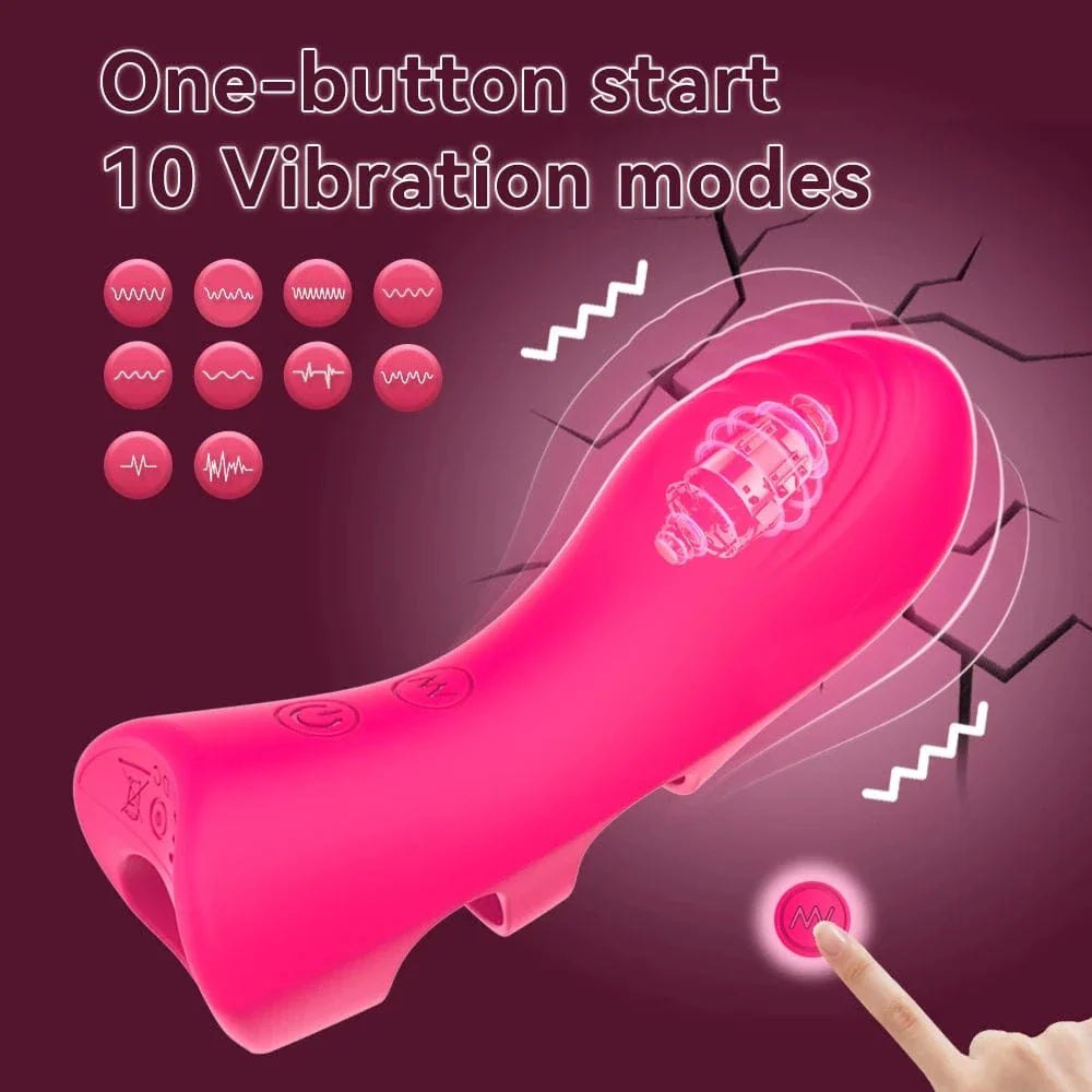 Finger clit stimulator vibrator, photo 2