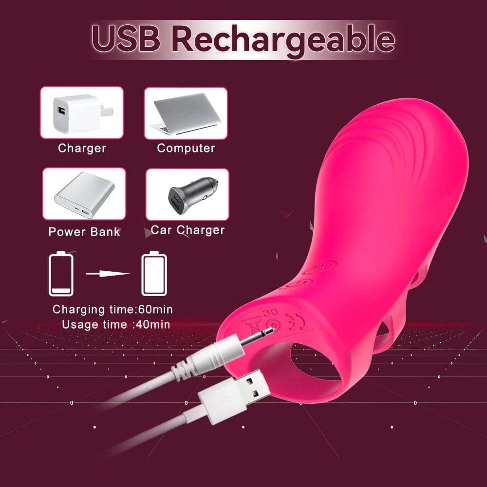 Finger clit stimulator vibrator, photo 6