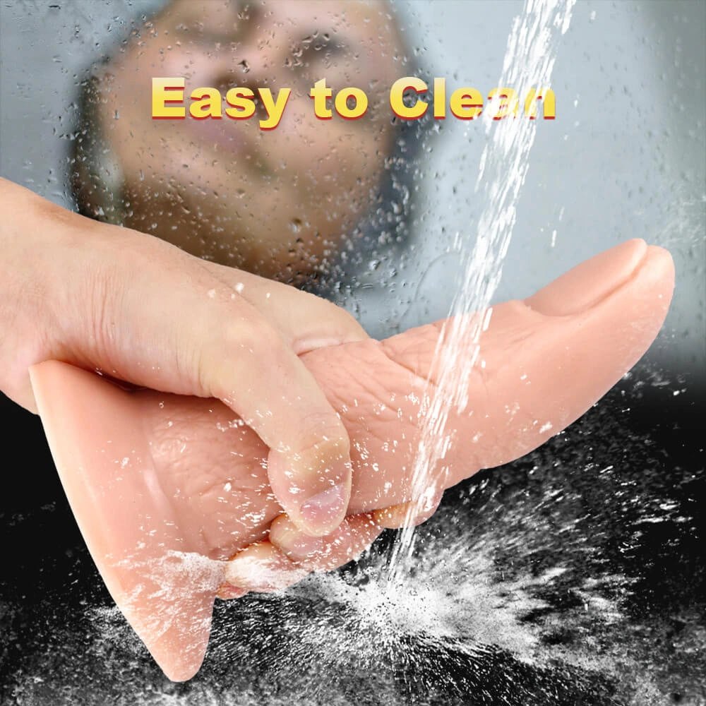 Flesh-tone realistic finger-shaped dildo, photo 8