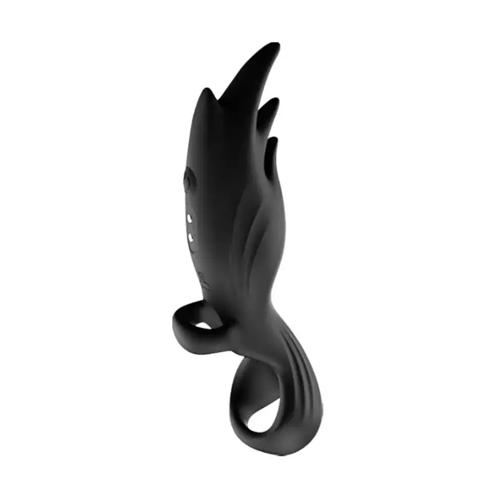 Black finger sleeve clit vibrator