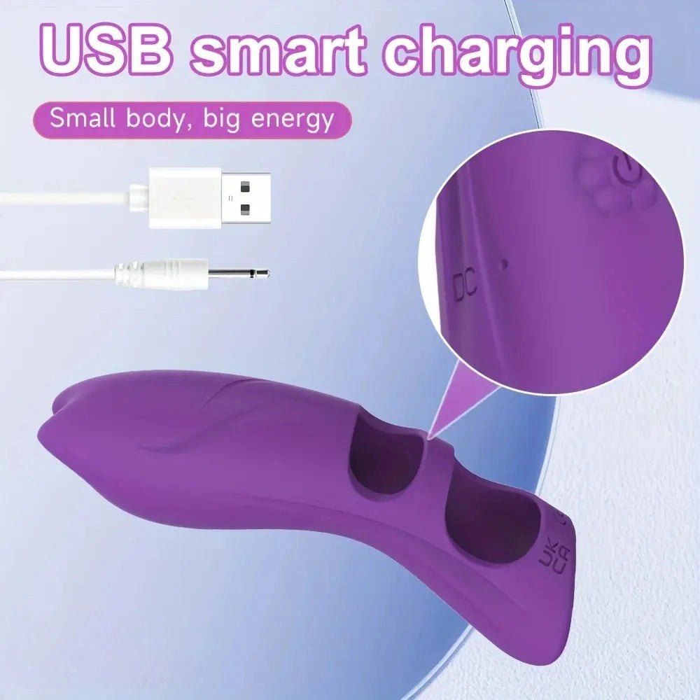 Silicone vibrating finger toy, photo 3