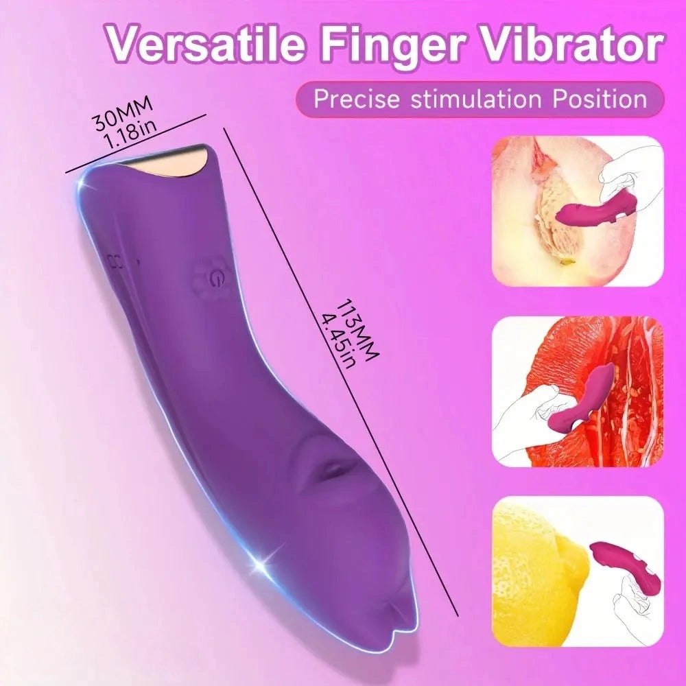 Silicone vibrating finger toy, photo 7